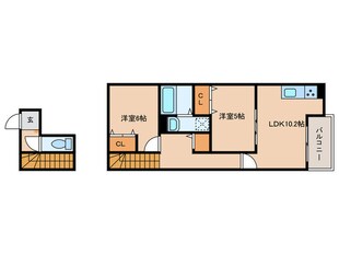 仮)日比津町1丁目フラットハウスの物件間取画像